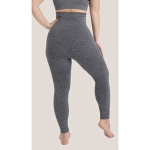 Shapermint Essentials High Waisted Shaping Leggings Heathered Gray Size Medium